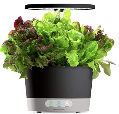 Aerogarden: aerogarden gr harvest 360 360-black w/heirloom salad greens