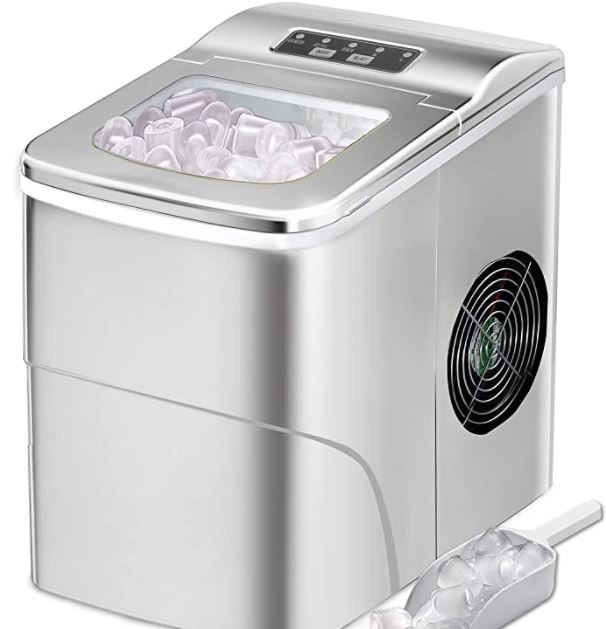 crushed ice maker: AGLUCKY Countertop Ice Maker Machine