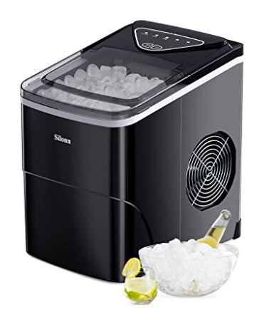 crushed ice maker: Silonn Ice Makers Countertop