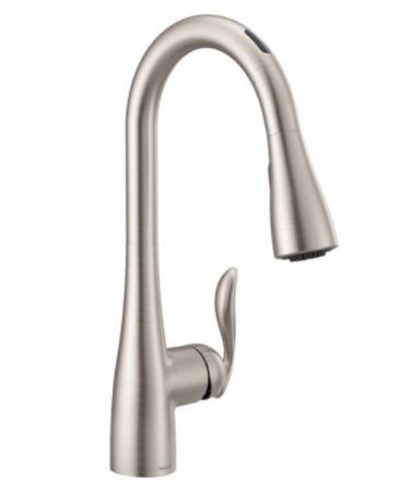 Smart faucet: moen smart touchless pull down sprayer kitchen faucet