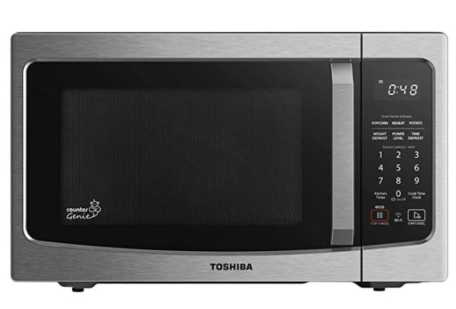 Smart microwave: toshiba ml-em34p(ss) smart countertop microwave