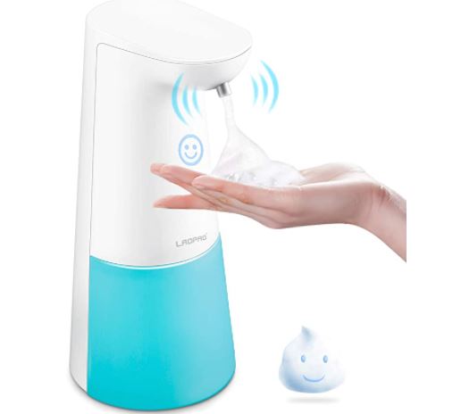 touchless soap dispenser: LAOPAO Soap Dispenser, Automatic Foaming Soap Dispenser