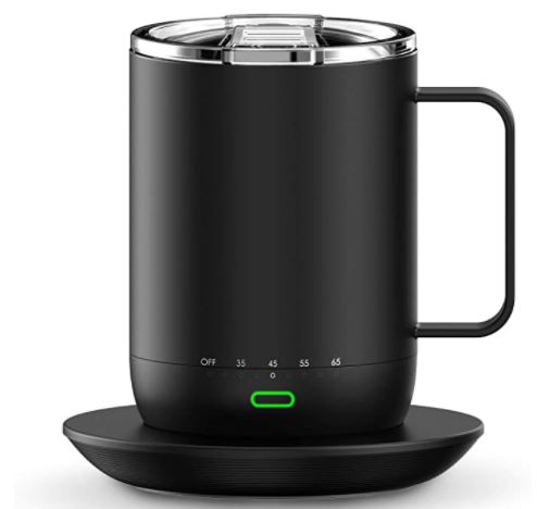 Smart mug: smart mug warmer with double vacuum insulation