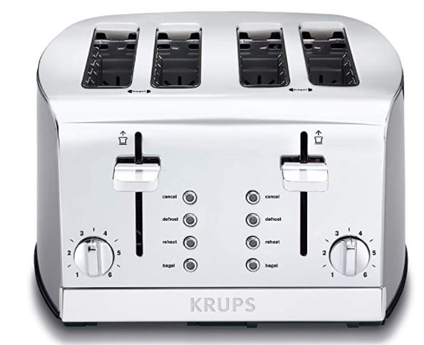 digital toaster: KRUPS 4-Slice Toaster